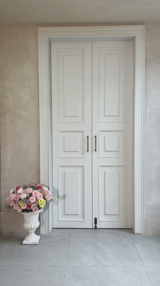 Albane Neutral Tiered Ruffled Tulle Halterneck Mini Dress