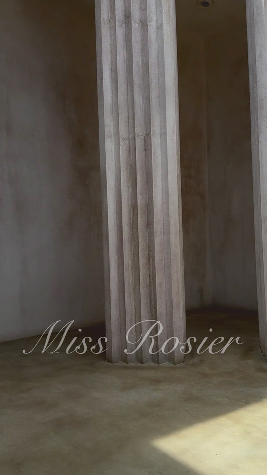 Adriana White Barrel Design Jacket and Skirt Matching Set