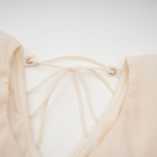 Amelier Rochas Hélène Faux-Flower Layered Ruffled Mini Dress