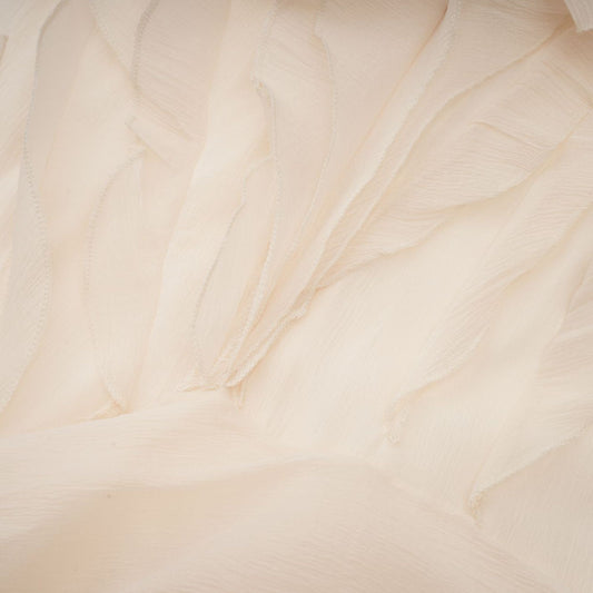 Amelier Rochas Hélène Faux-Flower Layered Ruffled Mini Dress