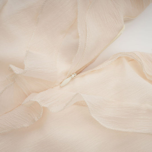 Amelier Rochas Hélène Faux-Flower Layered Ruffled Mini Dress