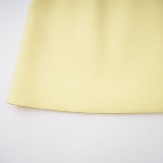 Abigail Yellow Floral Embroidered Off Shoulder A-Line Mini Dress